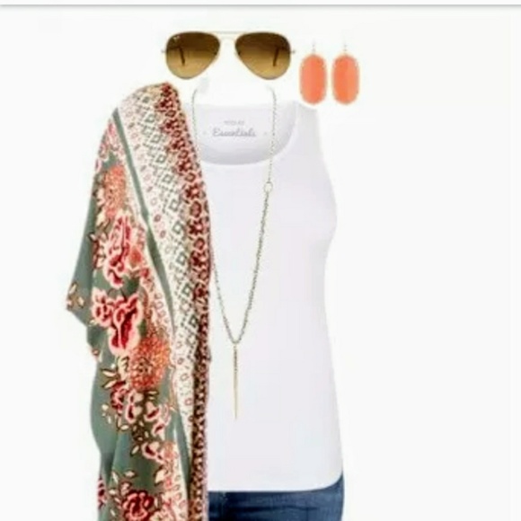 5 item Plus size style summer outfit XL-3X - Picture 3 of 7